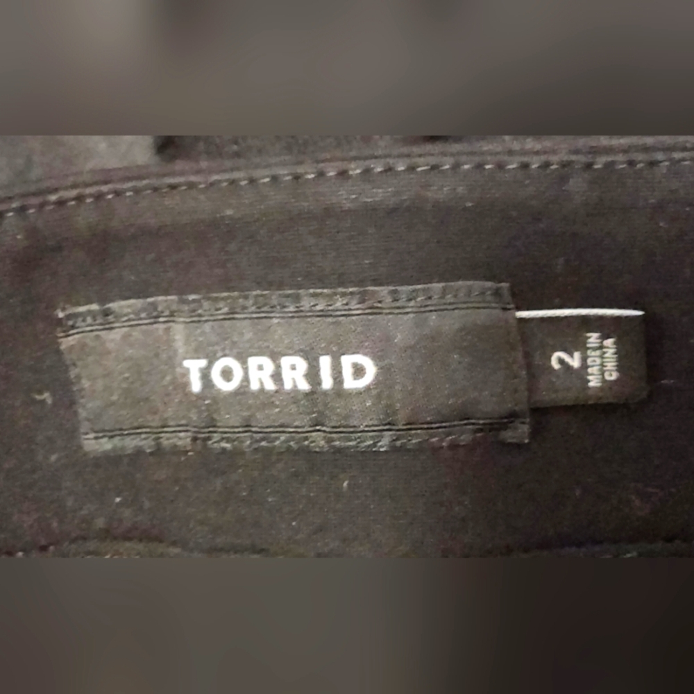 Torrid Black Leggings-Size 2 (2X, 18/20) - Picture 8 of 9